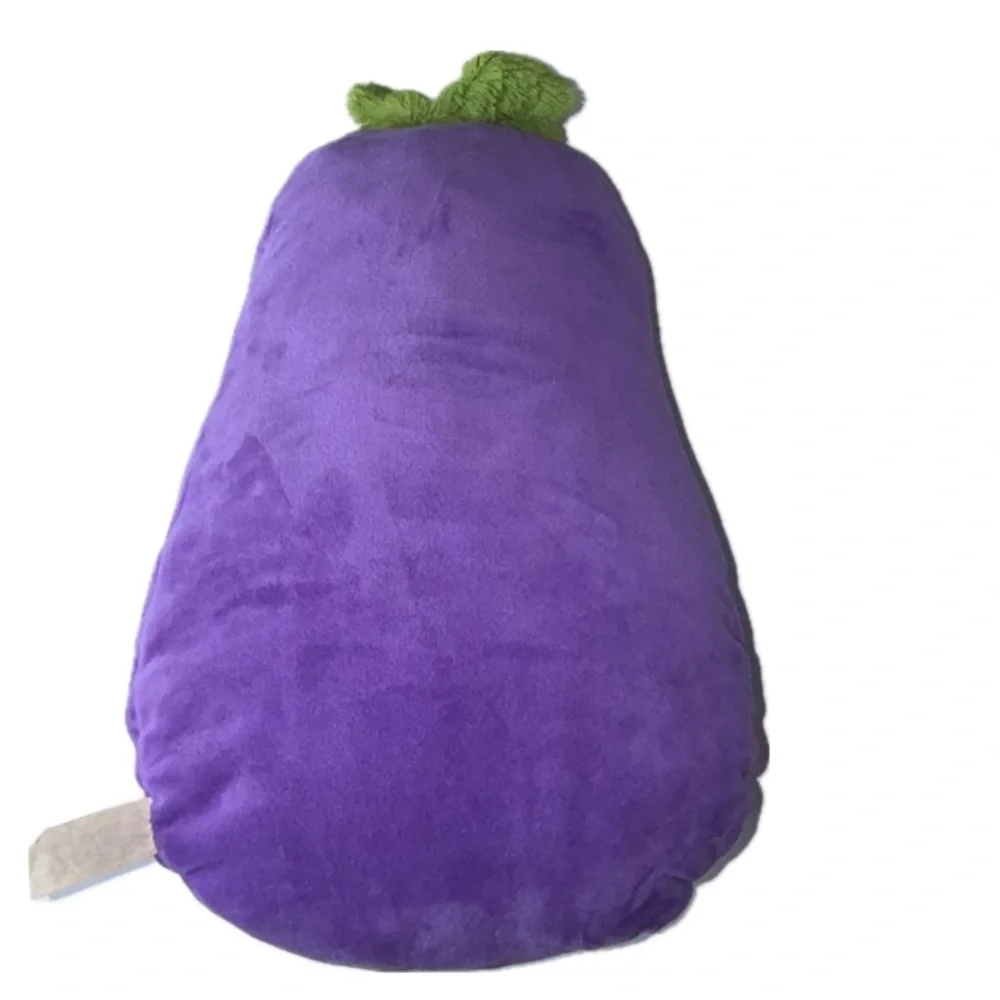 Purple Eggplant Smoochy Pals Very Soft & Squishy Foodie Plush by Linzy Toys‎